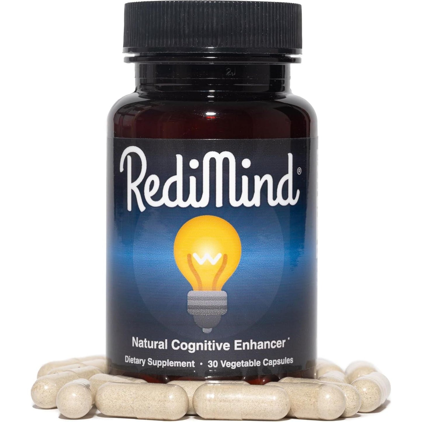 Natural Cognitive Enhancement Supplement Capsule - Non-Gmo, Vegan, Gluten-Free