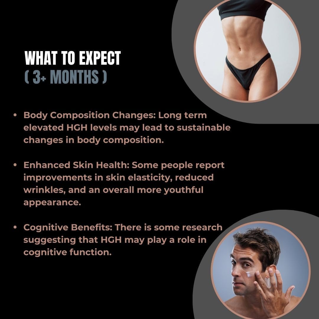 HGH Booster 2X Strength - Anti-Aging, Increase Stamina and Energy (150 Count)