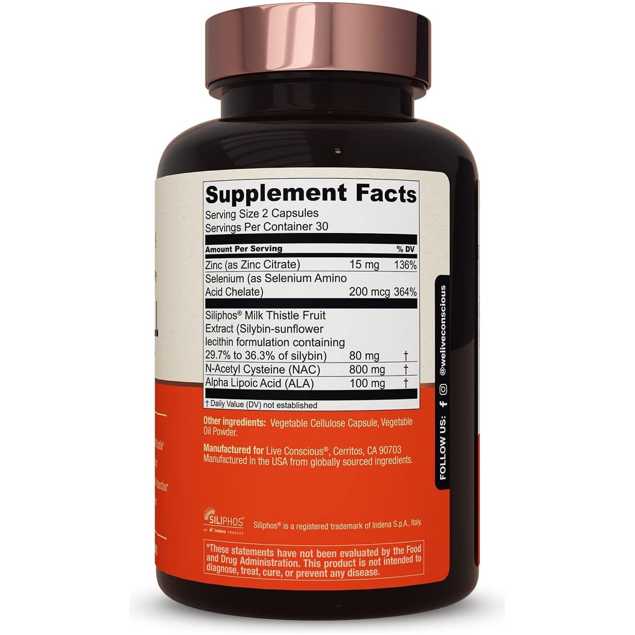 Liverwell Liver Cleanse, Rejuvenation, Metabolic Support - 60 Caps