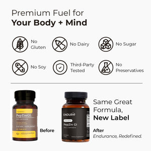 Zinc - Pepzingi 75Mg for Immune Function & Digestive Health Support 60 Chewable Tablets.