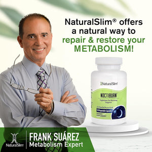 Naturalslim Noctiburn Night Burning & Metabolism Support Supplements 120 Capsules