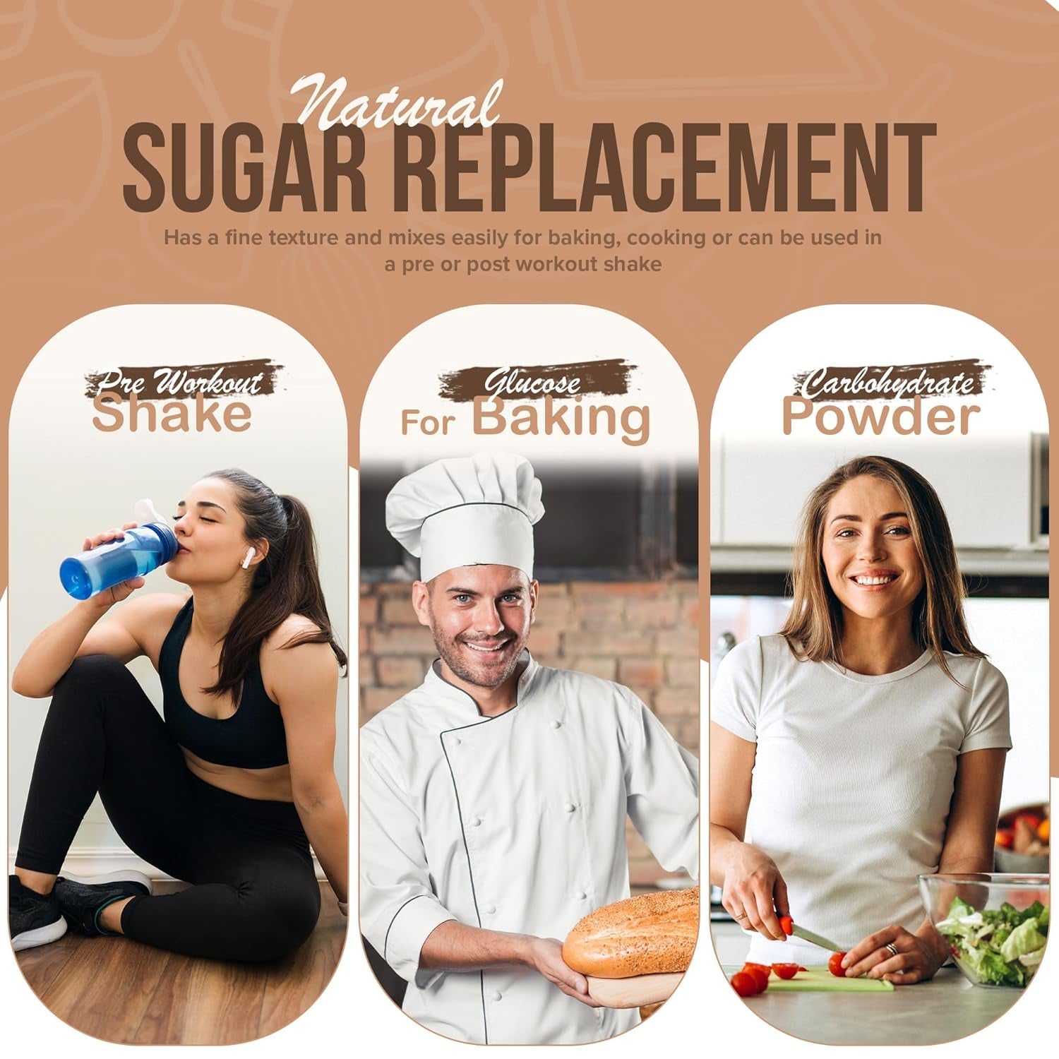 Bulk Dextrose Powder 2.5 Lbs - Pure Carb Ingredient Unflavored - Great for Pre Workout