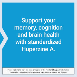 Life Extension Huperzine A, Memory Health, Cognitive Health, Chinese Club Moss Extract 60 Capsules