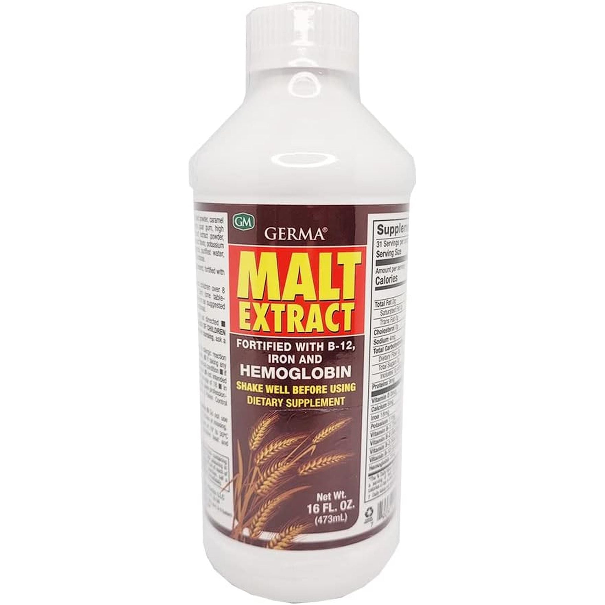 Extracto De Malta 16 Oz. with B12 and Hemoglobina Germa