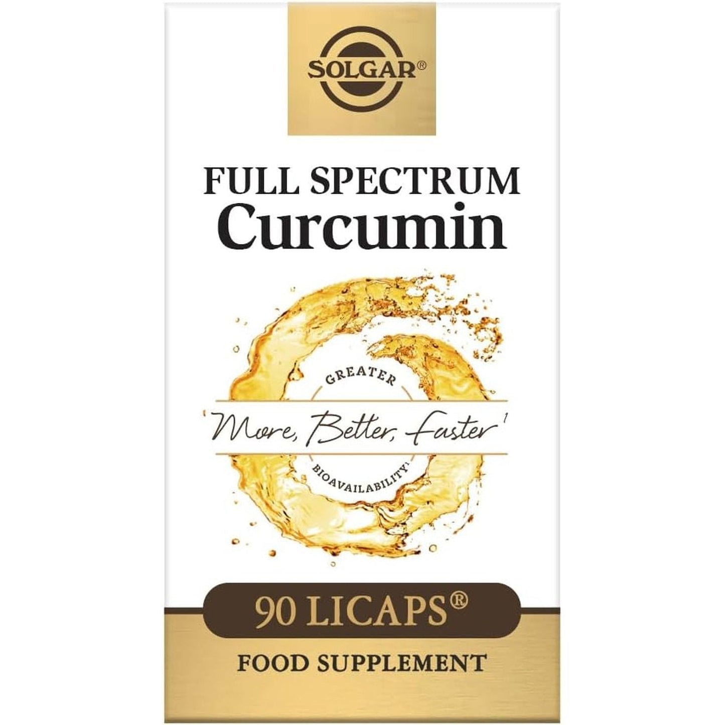 Solgar Full Spectrum Curcumin - Brain, Joint & Immune Health - 90 Licaps