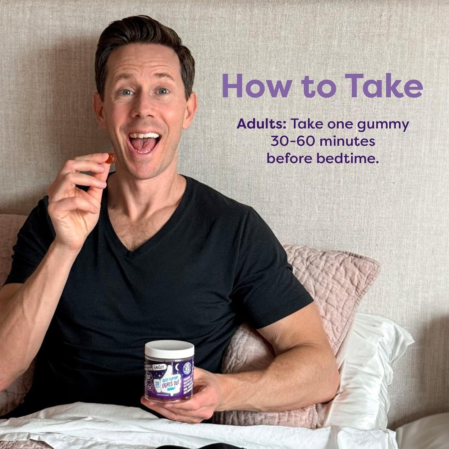 Flavcity Melatonin Sleep Gummies for Adults 30-Day Supply