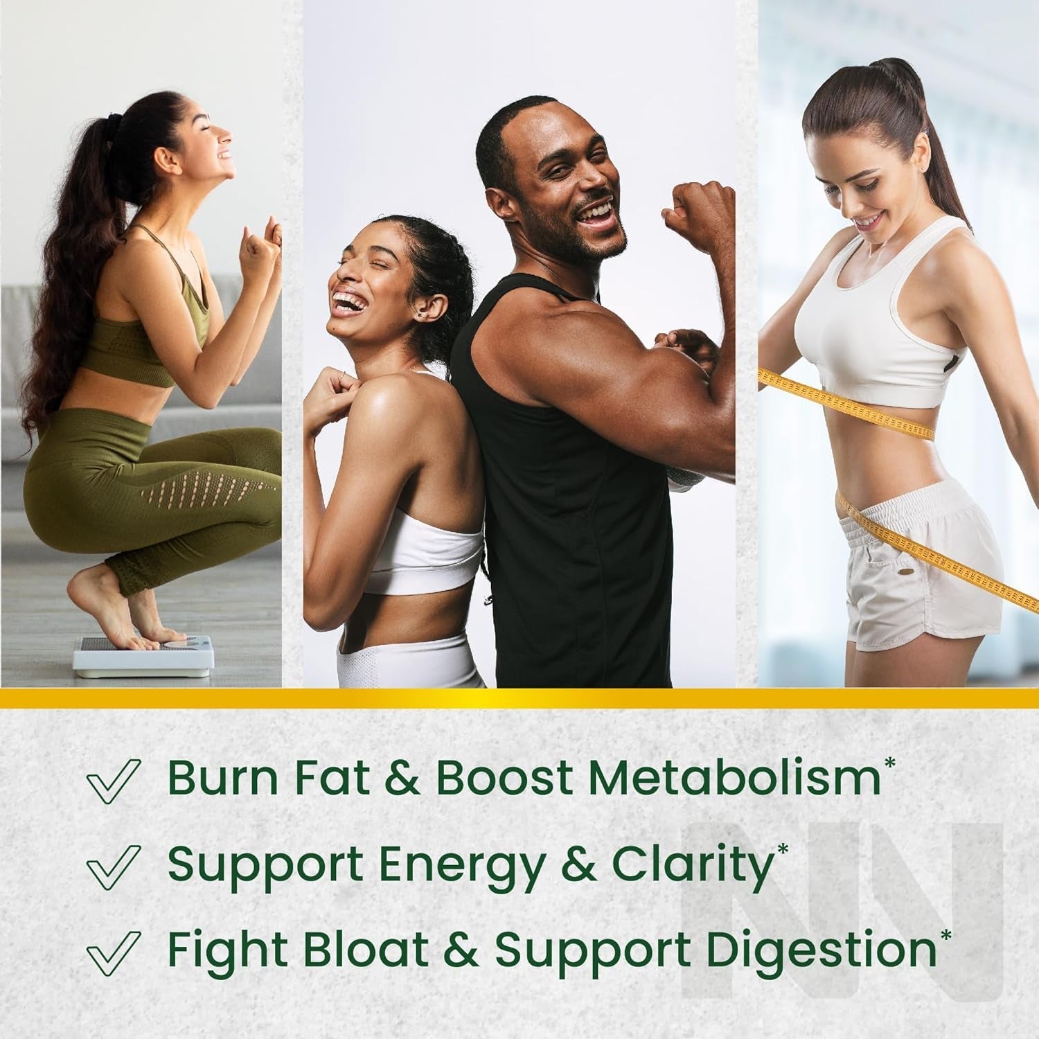 Nobi Nutrition Green Tea Fat Burner Gummies for Weight Loss