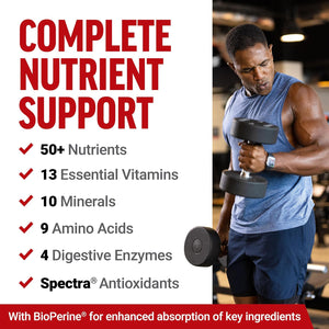 FORCE FACTOR Test X180 Multivitamin, Testosterone Booster Supplement, Support Muscle, Strength, Performance & Vitality 120 Tablets