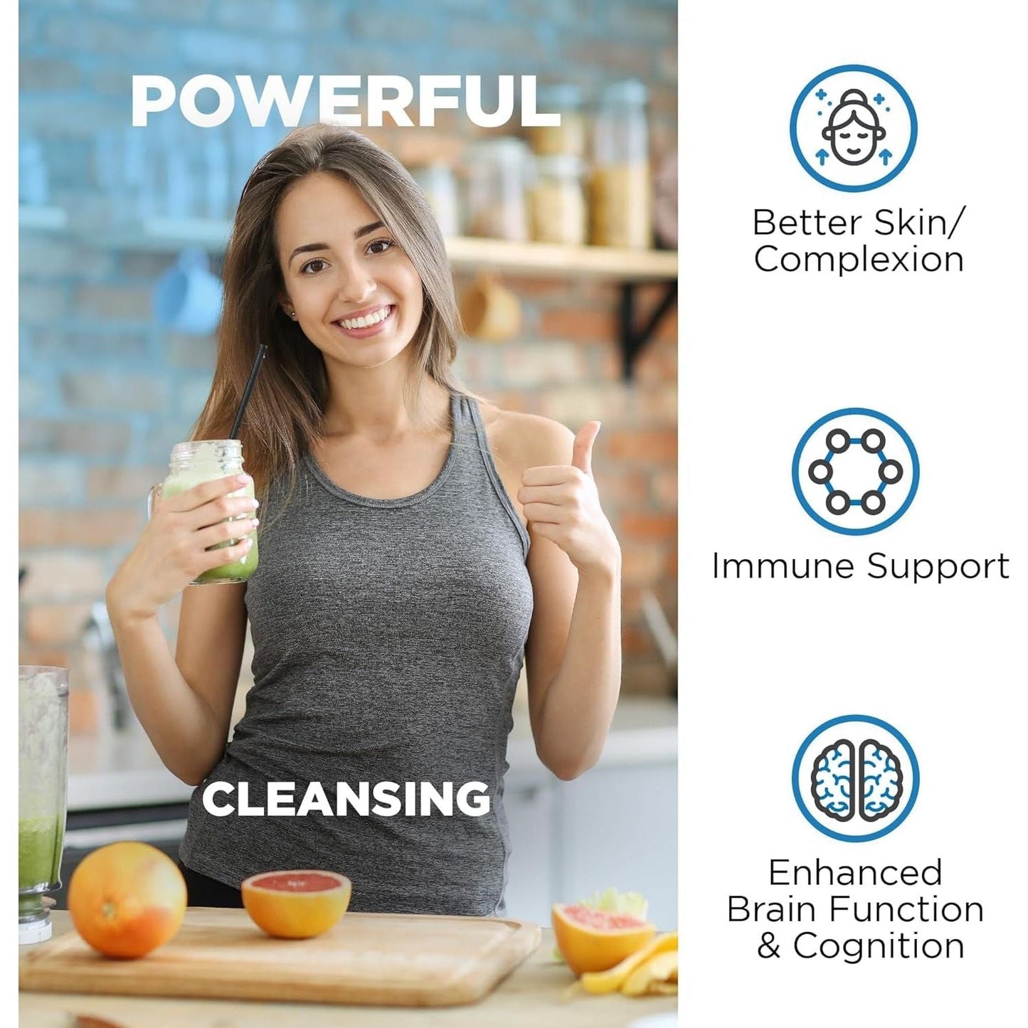 Nutrivein Premium Liposomal Glutathione Supplement 700 Mg - Cell Protection, Cleansing, Liver, Brain, and Defenses 60 Caps