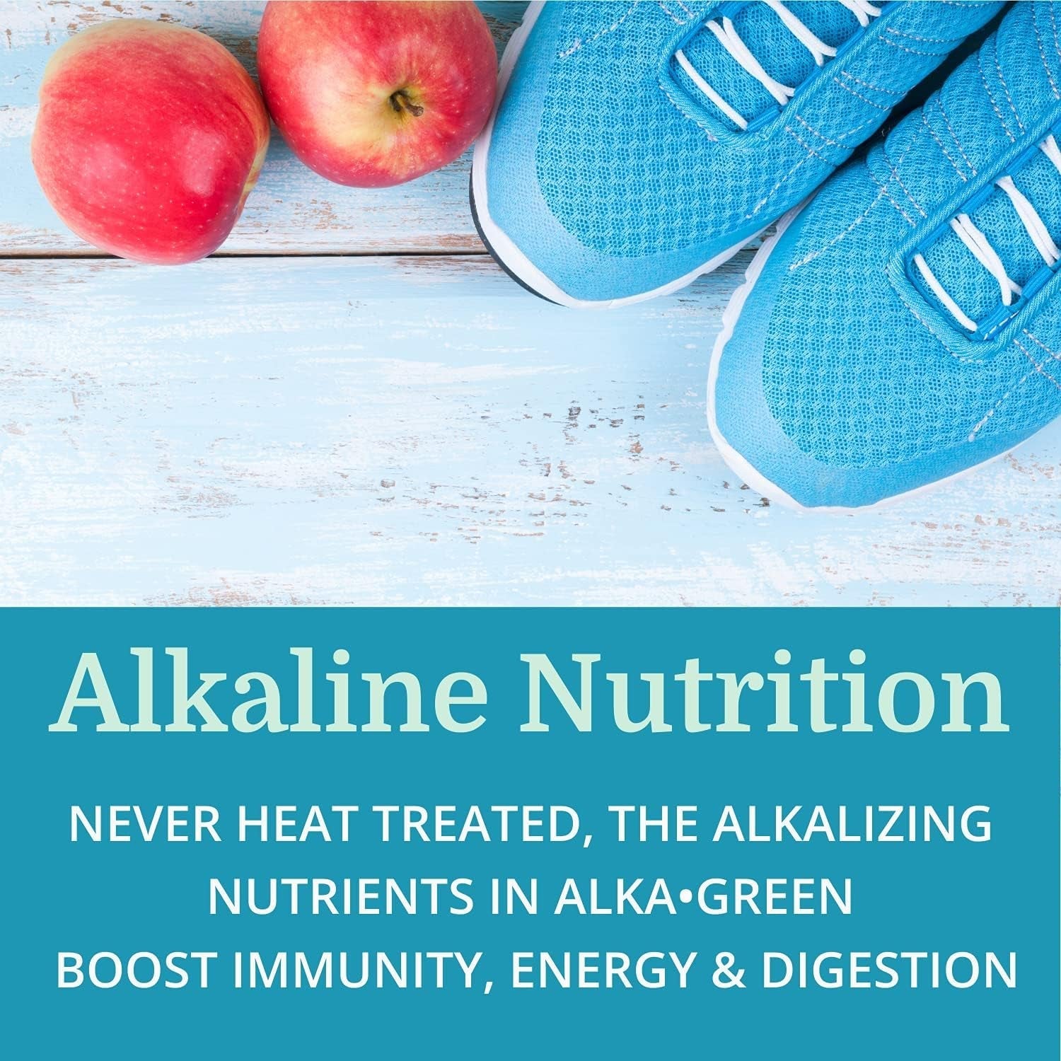 Alka•Green Tablets Best Process Alkaline - Natural Source of Enzymes & Amino Acids