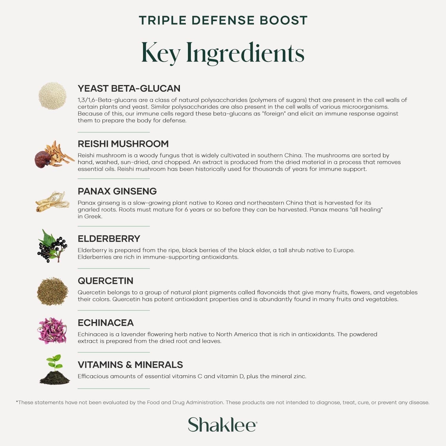 Shaklee - Triple Defense Boost - 20 Servings