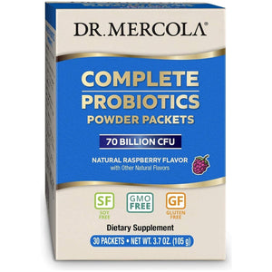 Dr. Mercola Complete Probiotics Powder Packets, 30 Servings 70 Billion CFU
