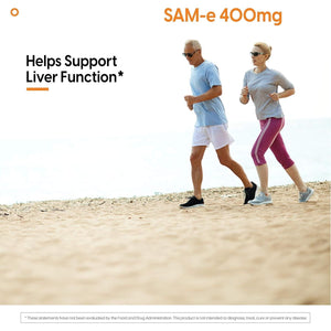 Doctor'S Best Sam-E 400 Mg, Vegan, Gluten Free, Soy Free, Mood and Joint Support, 60 Enteric Coated Tablets