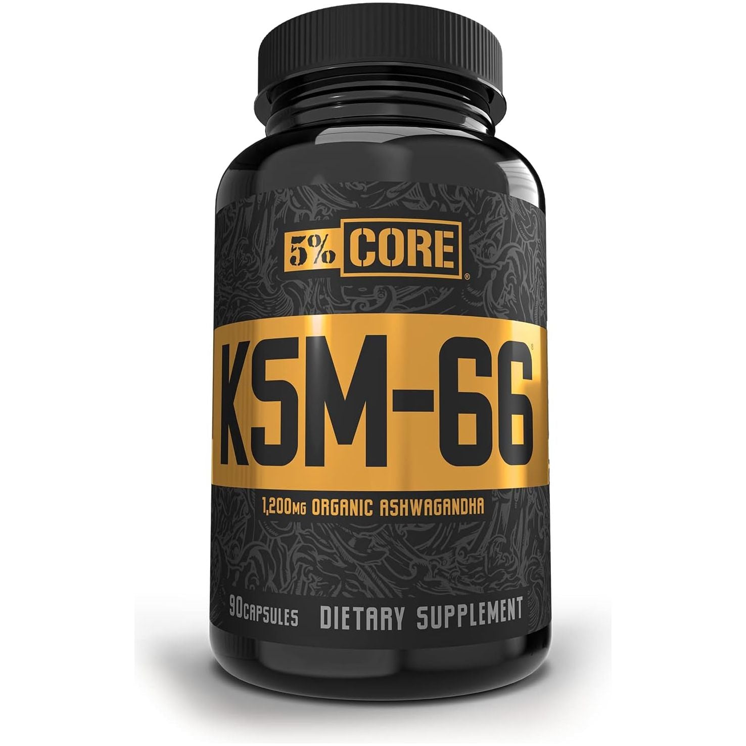 5% Nutrition Core KSM-66 Ashwagandha 1,200Mg  (45 Servings)