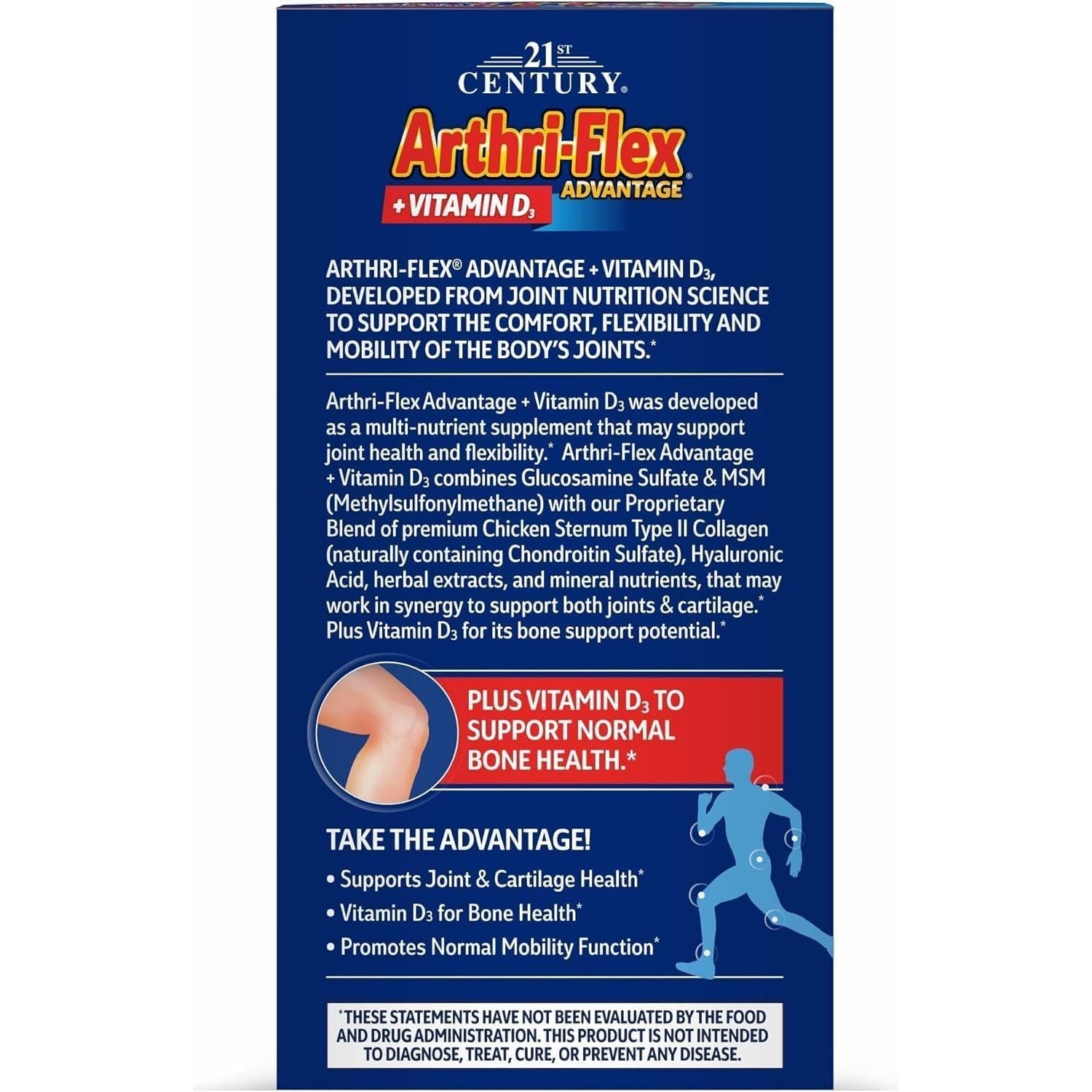 Arthri-Flex Glucosamine & Chondroitin MSM Advantage Tablets 120 Count by Arthri-Flex