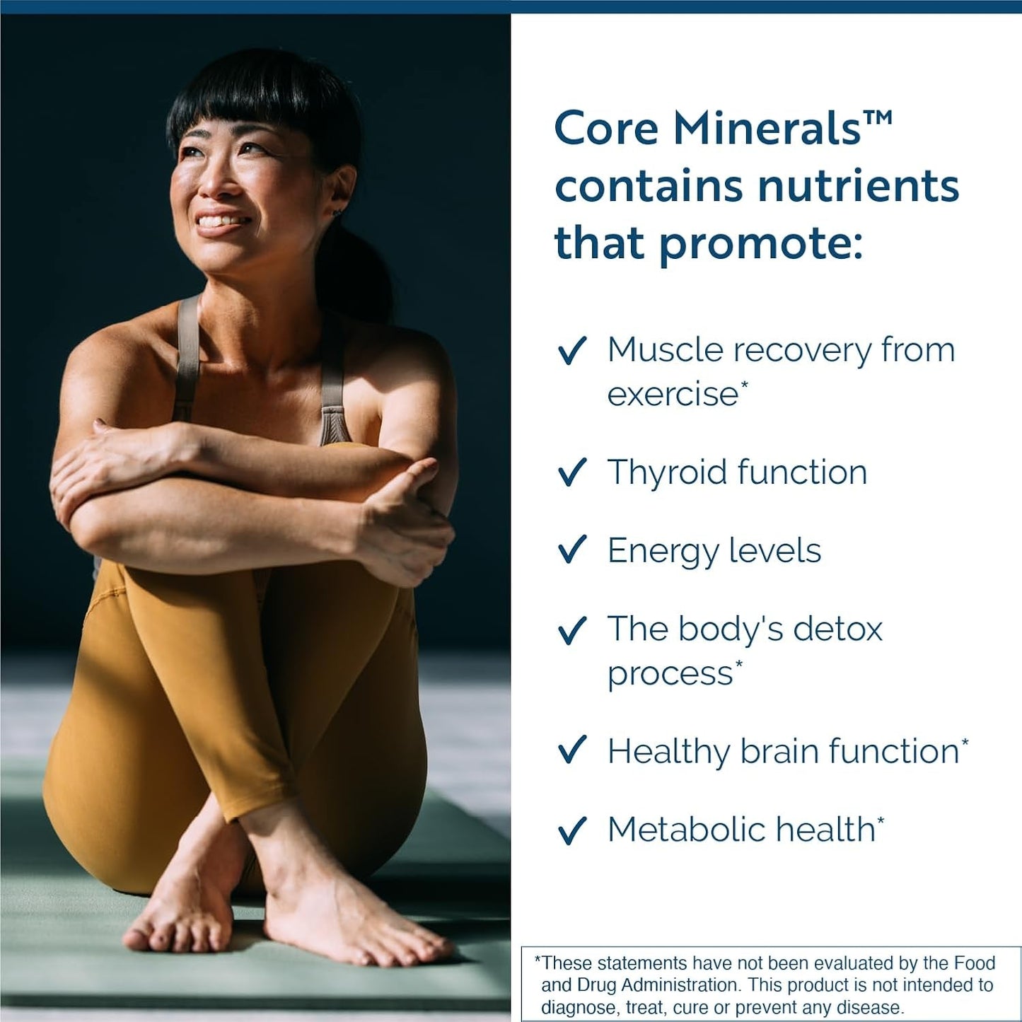 Researched Nutritionals Core Minerals - Iron-Free Multi Minerals Supplement Supports Bone Strength, Thyroid & Brain Health (120 Capsules)