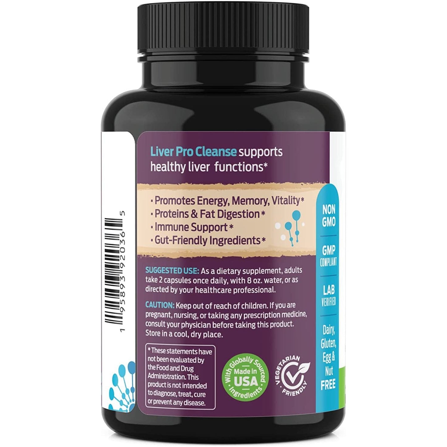 Forestleaf Liver Detox Cleanse - Prohepatic Liver Support Supplement (60 Capsules)