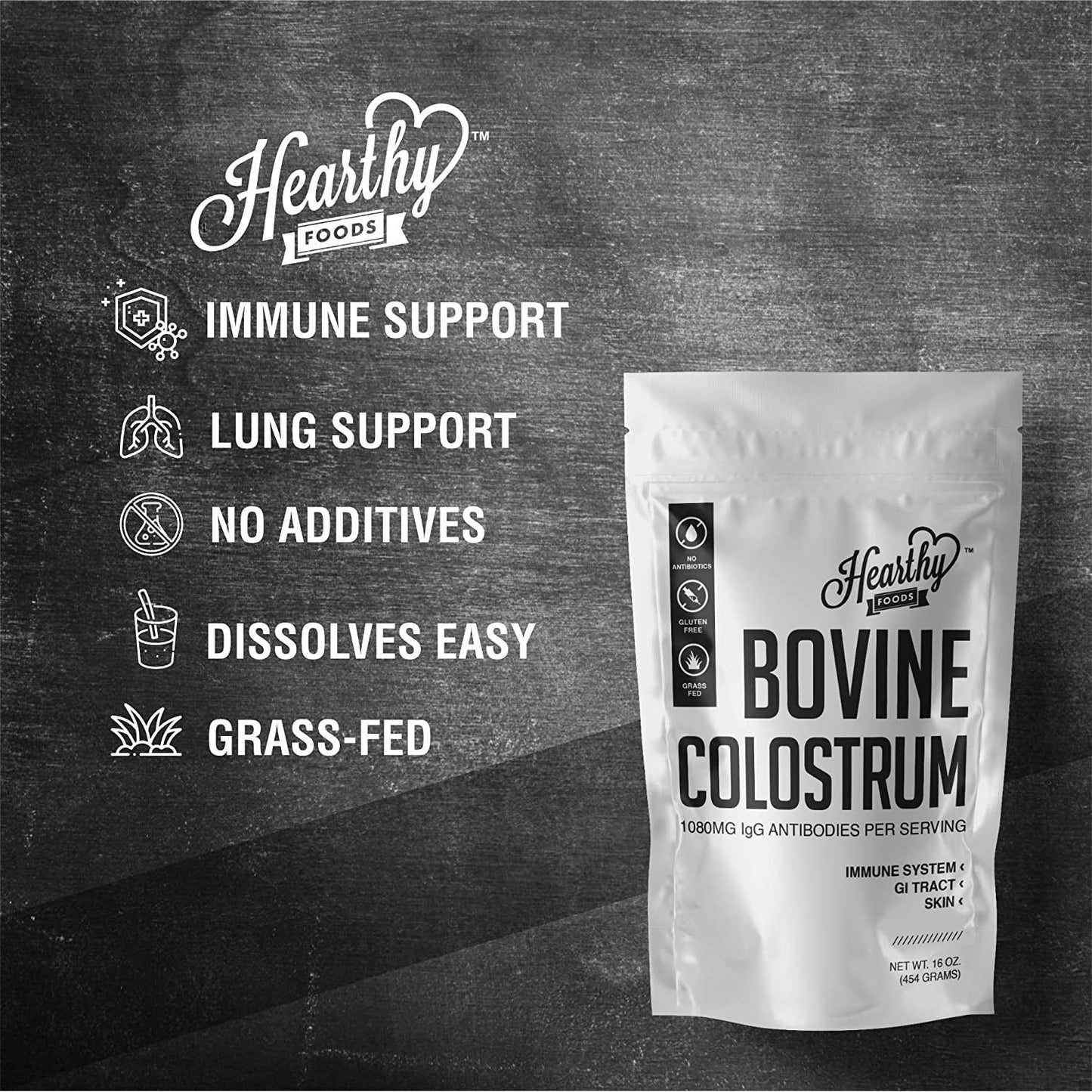 Bovine Colostrum Powder - Upto 30% IGG, Leaky Gut Repair Supplements,  90 Servings