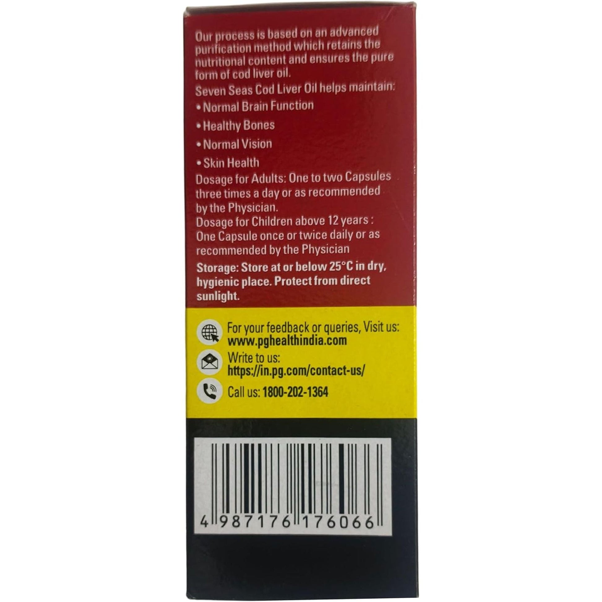 Seven Seas Cod Liver Fish Oil 500 Capsules