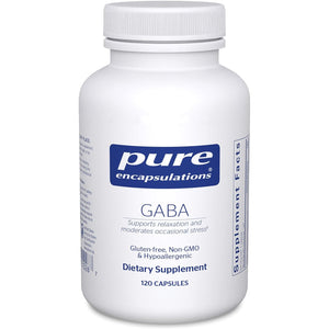 Pure Encapsulations GABA - Supplement to Support Relaxation & Moderation of Occasional Stress - 120 Capsules