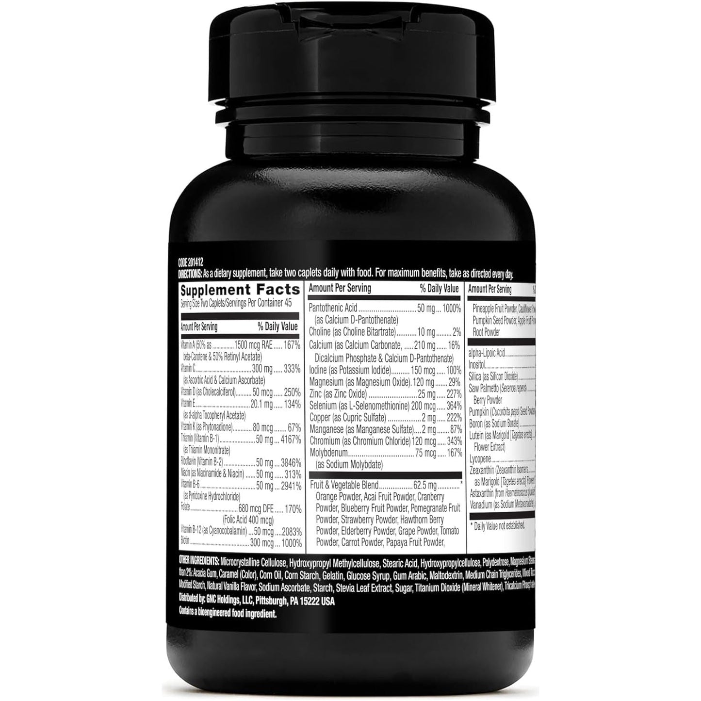 GNC Mega Men Multivitamin | Heart Health, and Immune Support | 90 Count