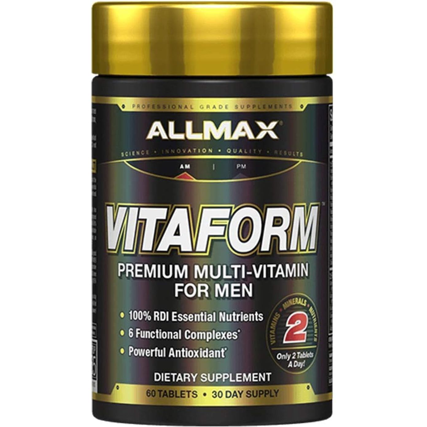 ALLMAX Nutrition - Vitaform - Multi-Vitamin for Men, 60 Tablets (Pack of 1)