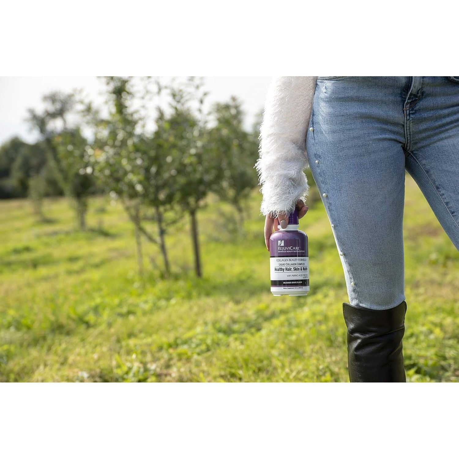 Rejuvicare Liquid Collagen Beauty Formula with Amino Acids, Protein and Biotin, 16 Oz ,32 Servings