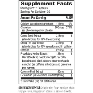 Twinlab Ripped Fuel Extreme - Energy Supplement to Support Weight Management & Muscle Health - 60 Capsules