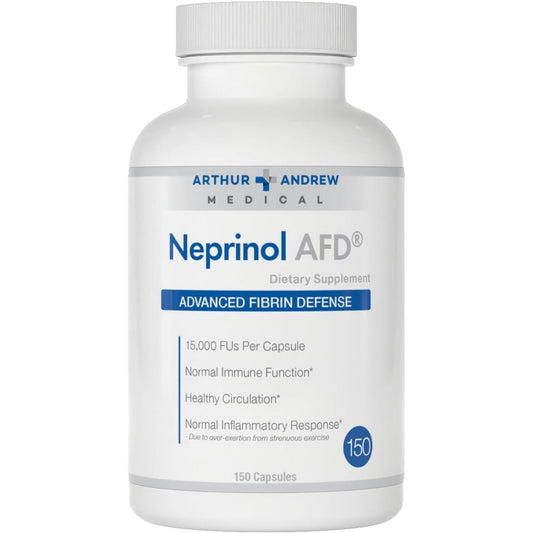 Arthur Andrew Medical, Neprinol AFD, Multi Enzyme Blend with Serrapeptase & Nattokinase, 150 Count