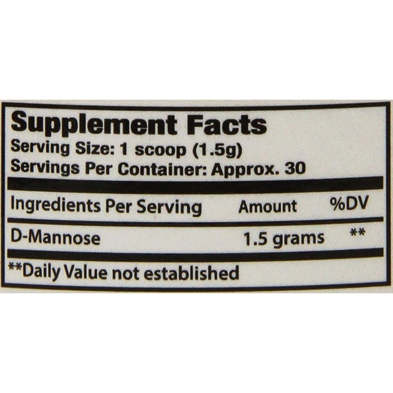 Cleartract D-Mannose Formula Powder, 50 Gram