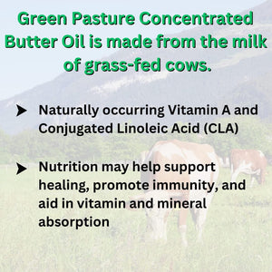 Green Pasture Butter Oil/Fermented Cod Liver Oil Blended Gel - 6.4 Oz.- Cinnamon