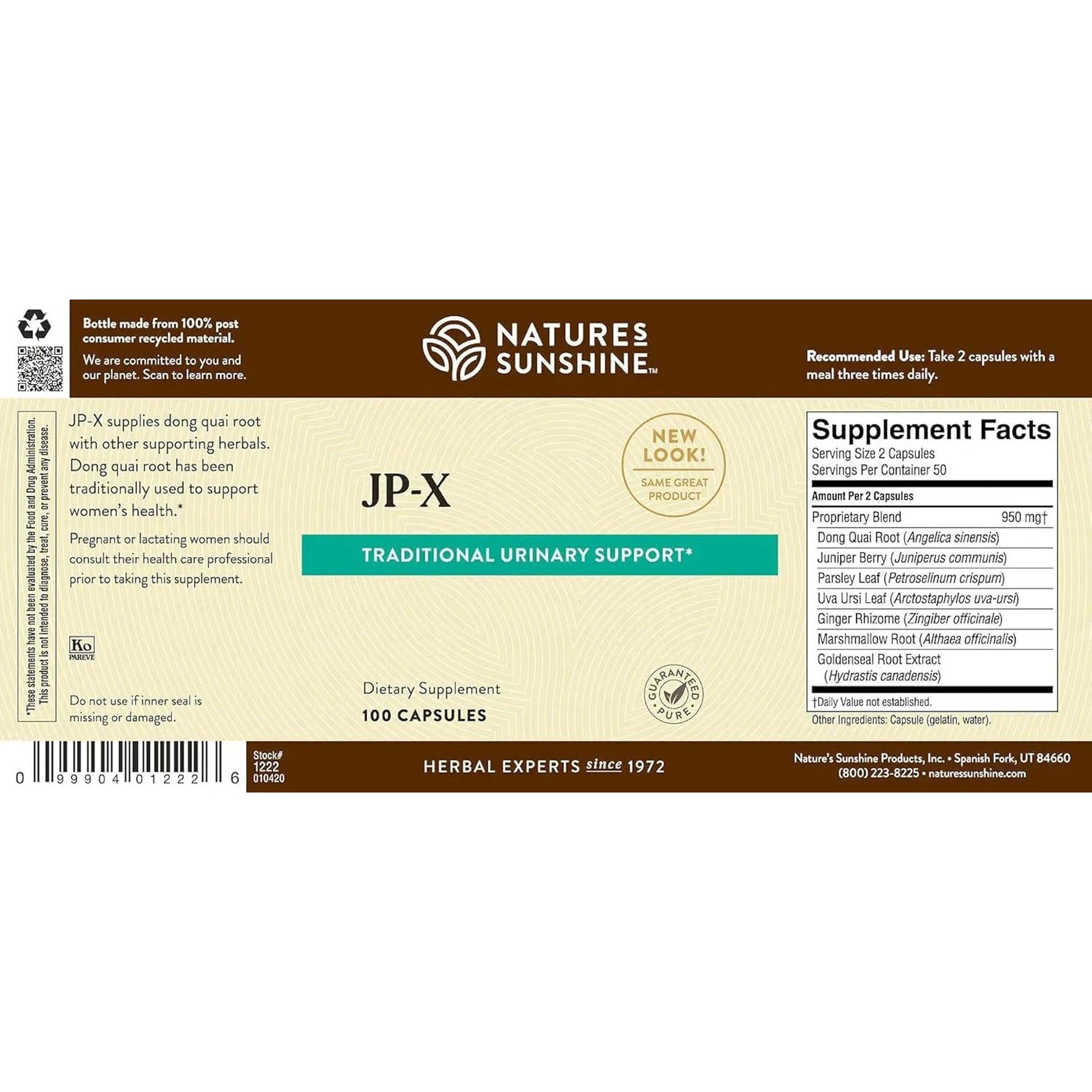 Nature'S Sunshine JP-X 100 Capsules