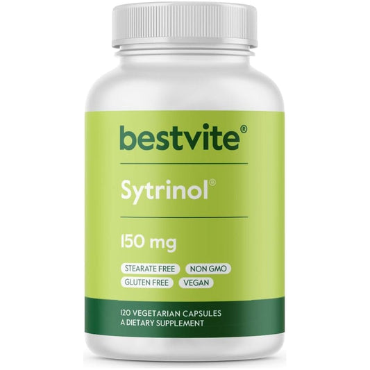BESTVITE Sytrinol 150Mg - Patented Blend of Natural Citrus and Palm Fruit Extracts (120 Capsules)