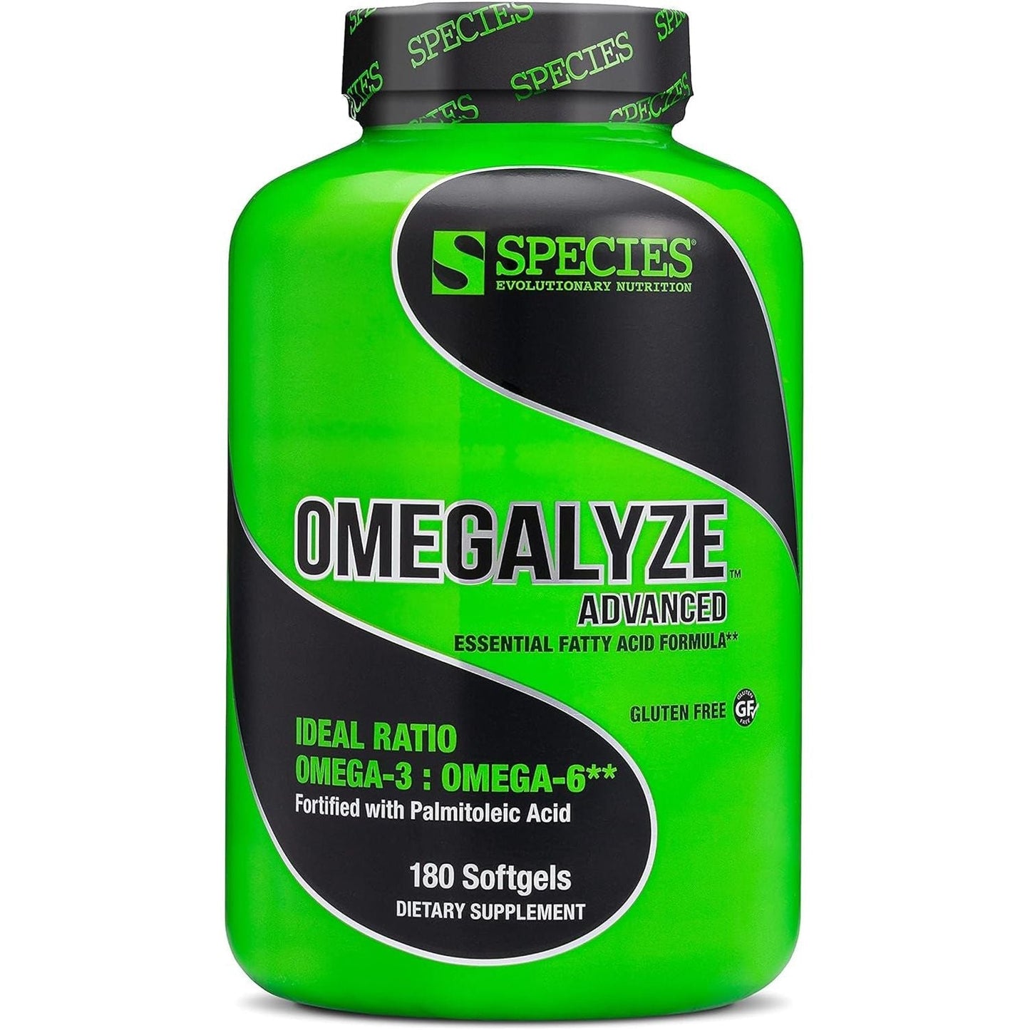 Species Nutrition Omegalyze Support Supplements, Essential Fatty Acid Formula 180 Capsules