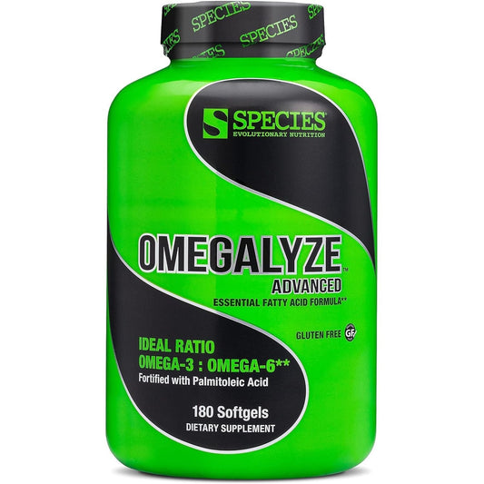 Species Nutrition Omegalyze Support Supplements, Essential Fatty Acid Formula 180 Capsules