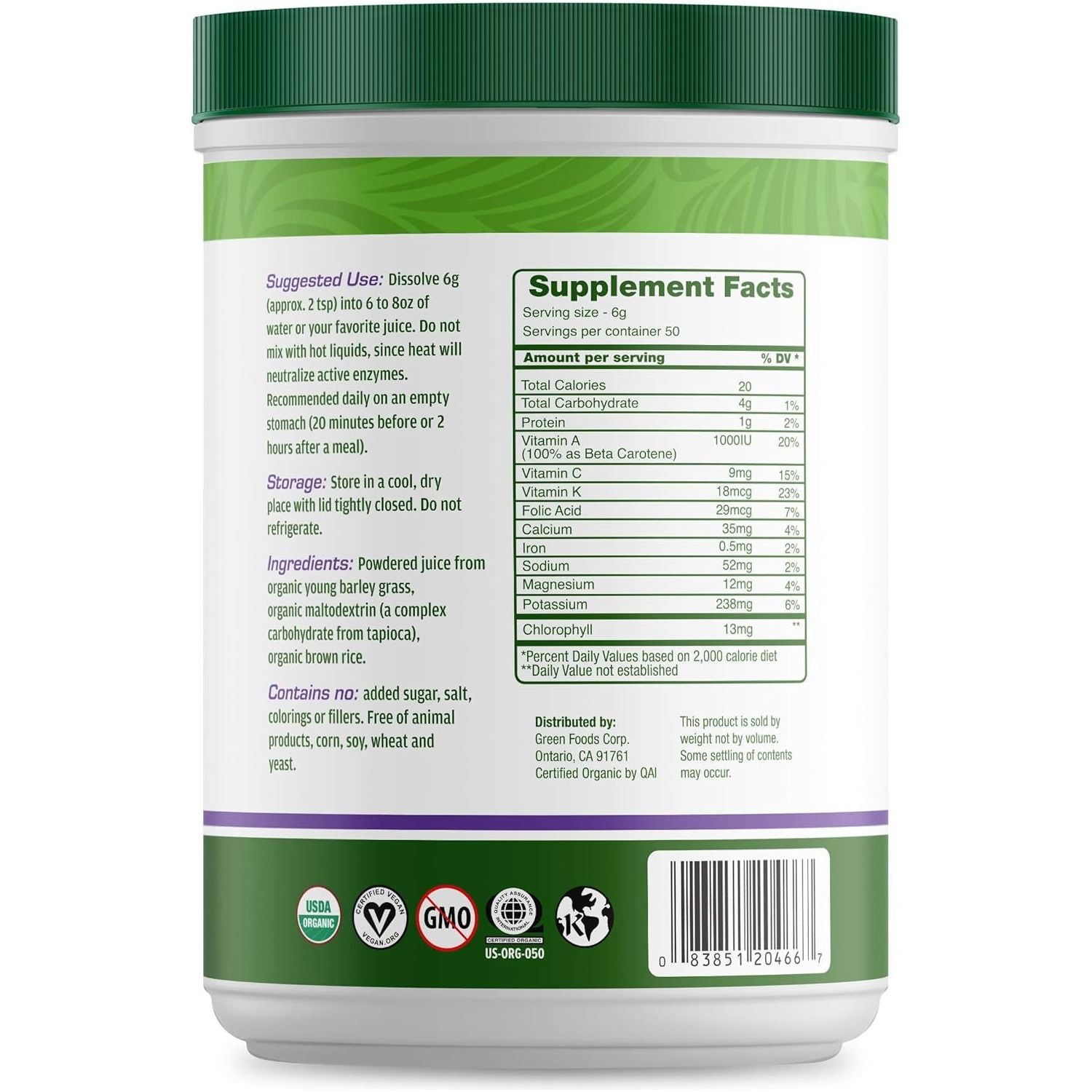 Green Foods Green Magma, 10.6 Ounce