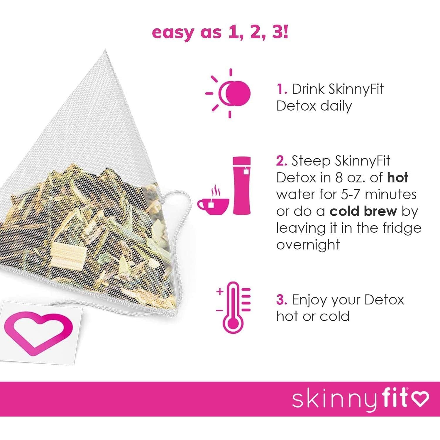 Skinnyfit Detox Tea: All-Natural, Laxative-Free, Supports a Healthy Weight 28 Servings