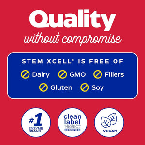 Enzymedica, Stem Xcell, Enzyme and Antioxidant Support for Brain and Cellular Health, 60 Capsules