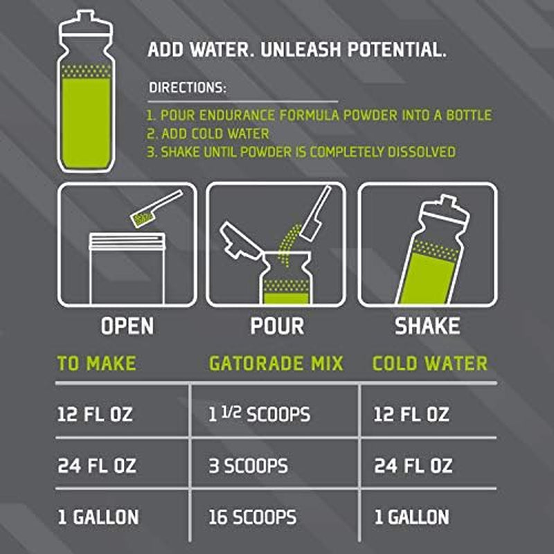 Gatorade Endurance Formula Powder, Lemon Lime, 32 Ounce