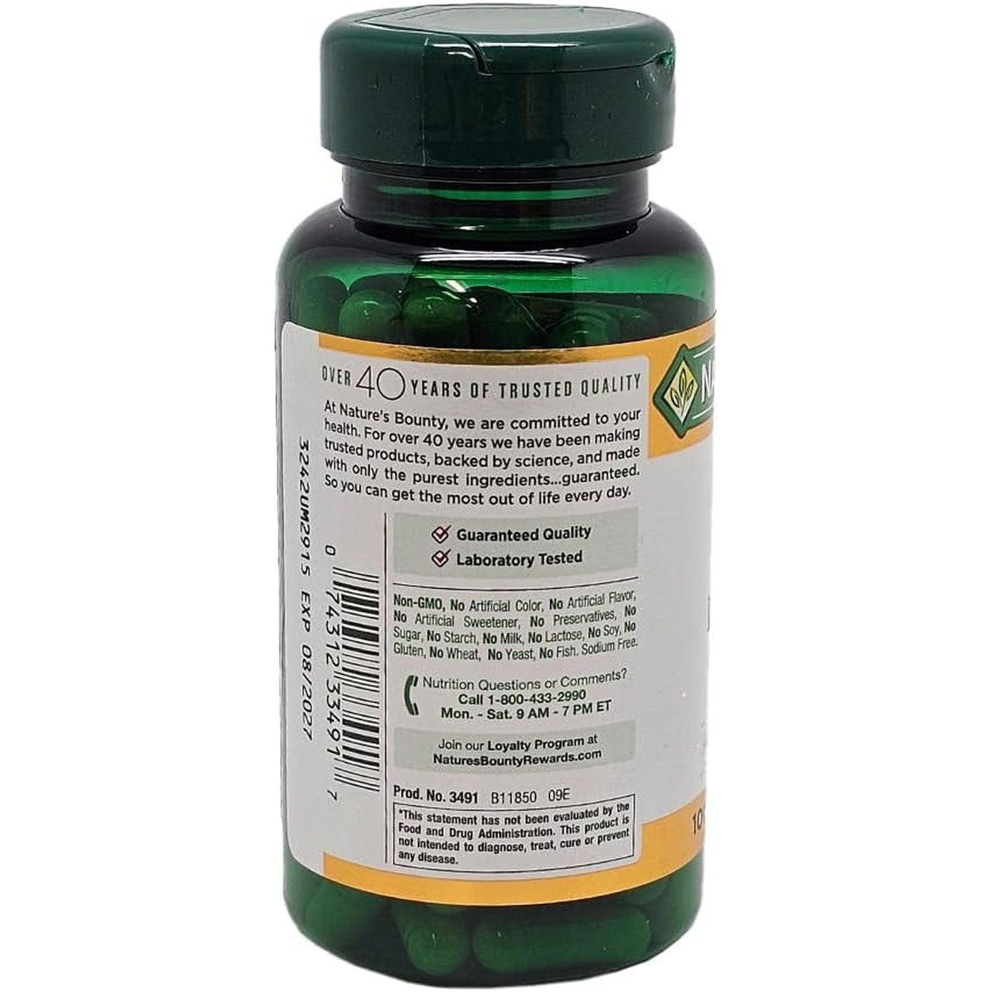 Milk Thistle by Nature'S Bounty, Herbal Health Supplement, Supports Liver Health, 175Mg, 100 Softgels