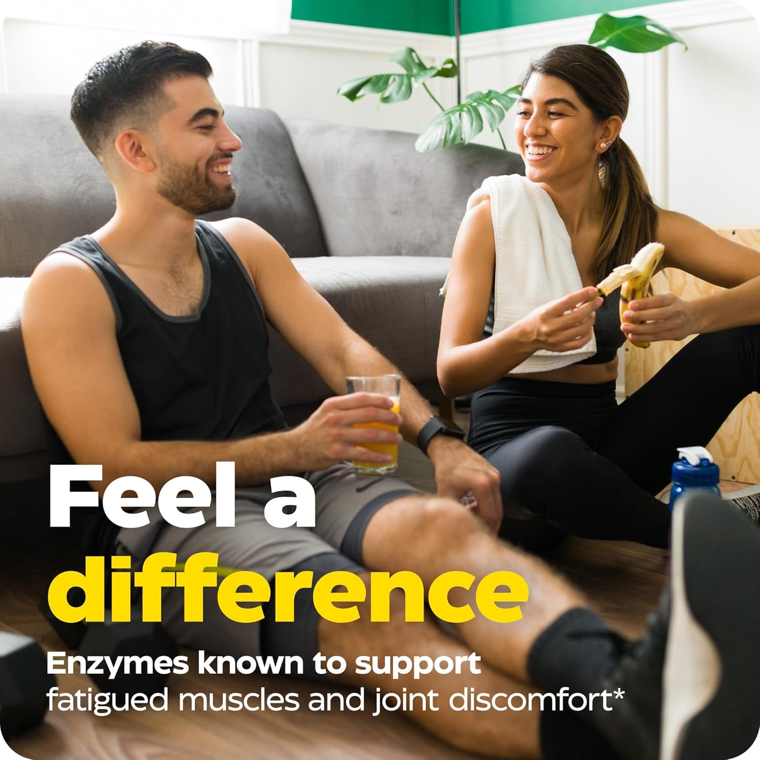 Enzymedica, Repair Gold, Proteolytic Enzymes, Joint Support Supplement, Promotes Muscle Recovery & Tissue Function, 60 Count