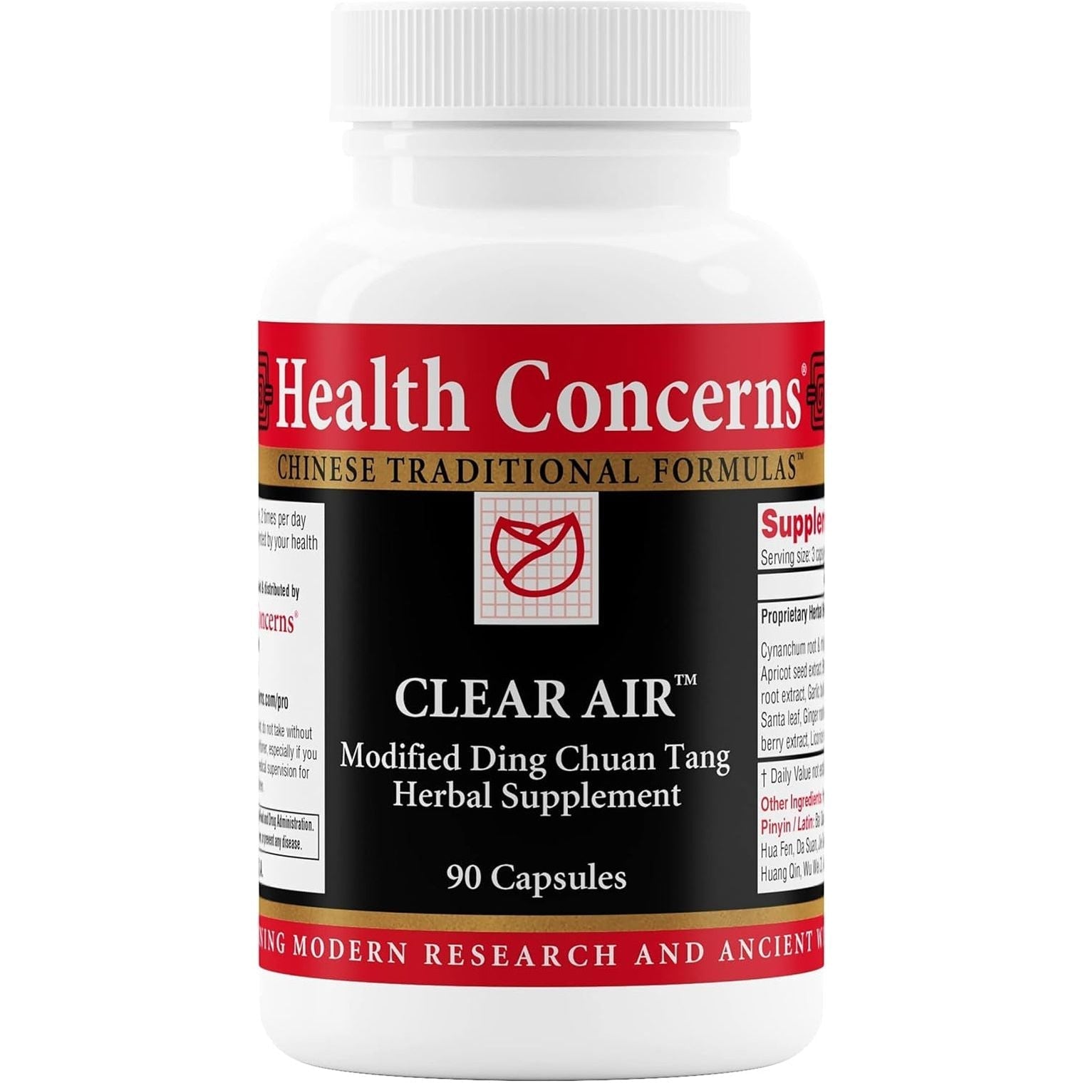 Health Concerns Clear Air - Lung Health & Respiratory Support Supplement - 90 Capsules