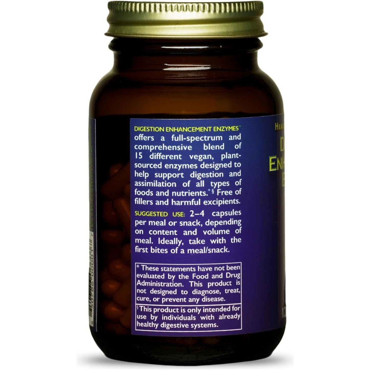 Healthforce Superfoods Digestion Enhancement Enzymes - 120 Vegan Capsules
