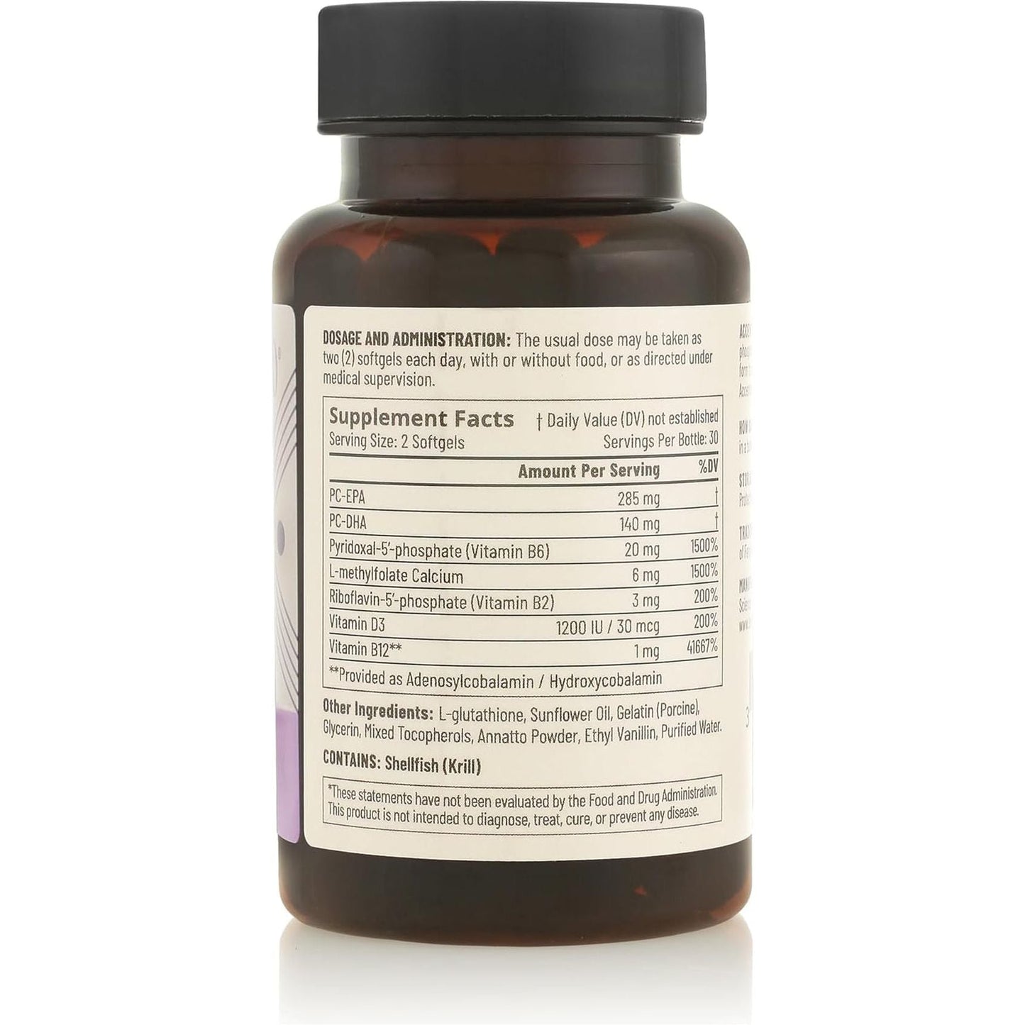 Accentrate110® - Focus Brain Supplement - Promotes Cognitive Function and Mental Clarity (60 Softgels)