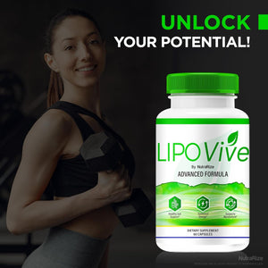 Lipovive Capsules, Official Lipo-Vive Pro Advanced Formula to Support Energy Throughout the Day (60 Capsules)