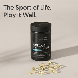 Sports Research® Triple Strength Omega-3 + Vitamin D3 2500Iu (62.5Mcg) 120 Capsules