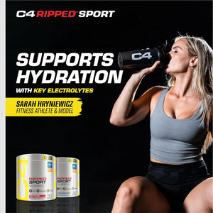 C4 Ripped Sport Pre Workout Powder Arctic Snow Cone - 135Mg Caffeine + Weight Loss - 30 Servings