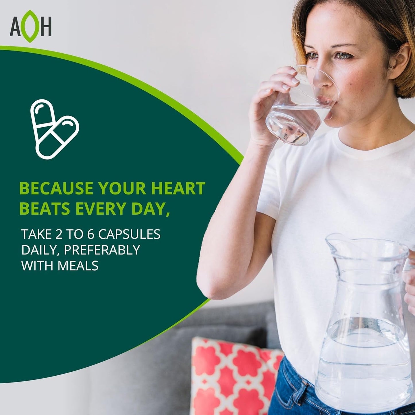 Blood Pressure Support Supplement – Supports Cardiovascular, Heart Health and Blood Circulation (180 Capsules)