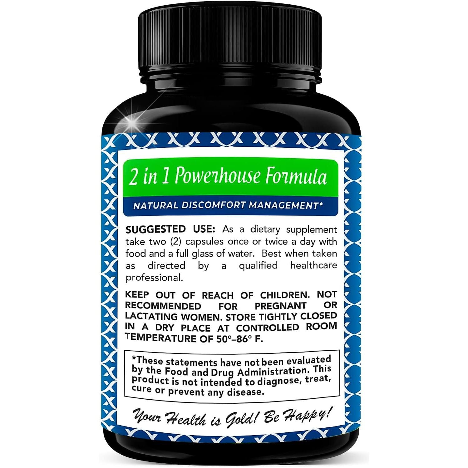 Palmitoylethanolamide 630 Mg + Luteolin Standardized 98% - Made in USA - 120 Veggie Capsules