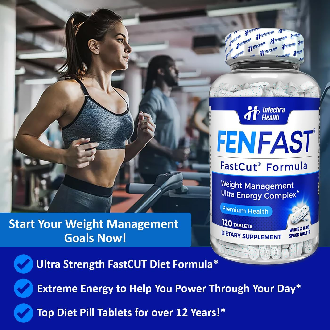 Diet Pills That Work for Weight Management + Powerful Energy Boost 120 Tablets